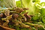Fresh Asparagus Stock Photo