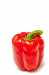 Fresh Red Pepper Stock Photo