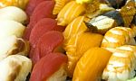 Fresh Sushi Dinner Stock Photo