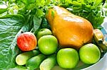 Fresh Vegetable And Fruit Stock Photo