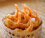 Fried Shrimp Stock Photo