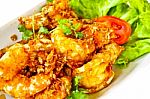Fried Shrimp  Stock Photo