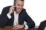 Friendly Businessman Stock Photo