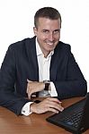 Friendly Businessman Stock Photo