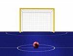 Futsal Stadium Stock Photo
