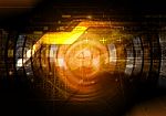 Futuristic Background Stock Photo