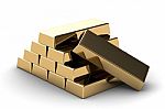 Gold Bar Stock Photo