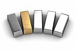 Gold Bar Stock Photo