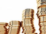 Gold Coins Stock Photo