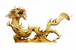 Golden Dragon Stock Photo