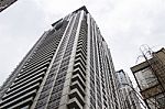 Gray Buildings, Toronto, May 2015 Stock Photo