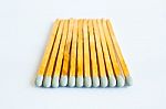 Gray Head Matches On White Background Stock Photo