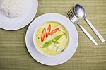 Green Curry Stock Photo