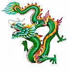 Green Dragon Stock Photo