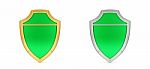 Green Shield Stock Photo