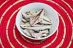 Grill Mackerel Fish Meat Stock Photo