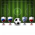 Group A Of 2012 Europe Soccer Stock Photo