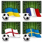 Group D Of 2012 Europe Soccer Stock Photo