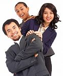 Group Of Business People Stock Photo