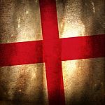 Grunge Flag Of England Stock Photo