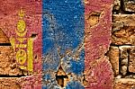 Grunge Flag Of Mongolia Stock Photo