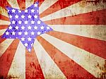 Grunge USA Flag Stock Photo