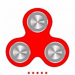 Hand Spinner Icon .  Flat Style Stock Photo