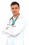 Handsome Young Doctor Stock Photo