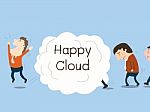 Happy Cloud Stock Photo