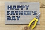 Happy Father Day Card Design Stock Photo