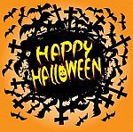 Happy Halloween Background Stock Photo