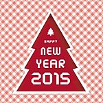 Happy New Year 2015 Greeting Card15 Stock Photo