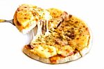 Hawaiian Pizza Stock Photo