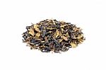 Heap Of Loose Tea Oolong On White Stock Photo