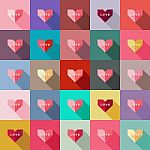 Heart Background Stock Photo