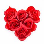 Heart Shaped Rose Stock Photo