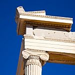 Historical   Athens In Greece The Old Architecture And Historica Stock Photo