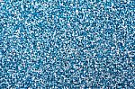 Horizontal Vivid Blue Pebble Grainy Sand Textured Abstract Backg Stock Photo