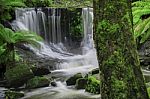 Horseshoe Falls In Mount Field National Park Stock Photo