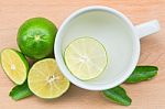 Hot Lemon Juice Stock Photo