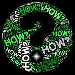 How Question Mark Shows Not Sure And Uncertain Stock Photo