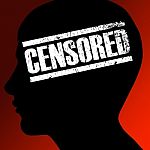 Human Censored Stock Photo