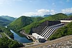 Hydroelectric  Power Plant Stock Photo