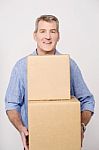 I Am Moving To A New Place Stock Photo