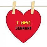 I Love Germany6 Stock Photo