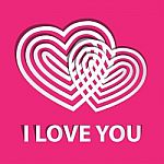 I Love You Stock Photo