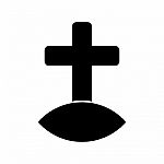 Icon Of Grave -  Iconic Design Stock Photo