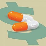 Idea Drug For Business Stock Photo
