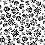 Illusion Circle Seamless Pattern Stock Photo