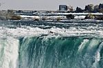 Image Of An Amazing Niagara Waterfall At Fall Stock Photo